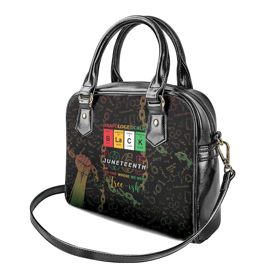 Juneteenth 1865 Shoulder Handbag Unapologetically Black DT05