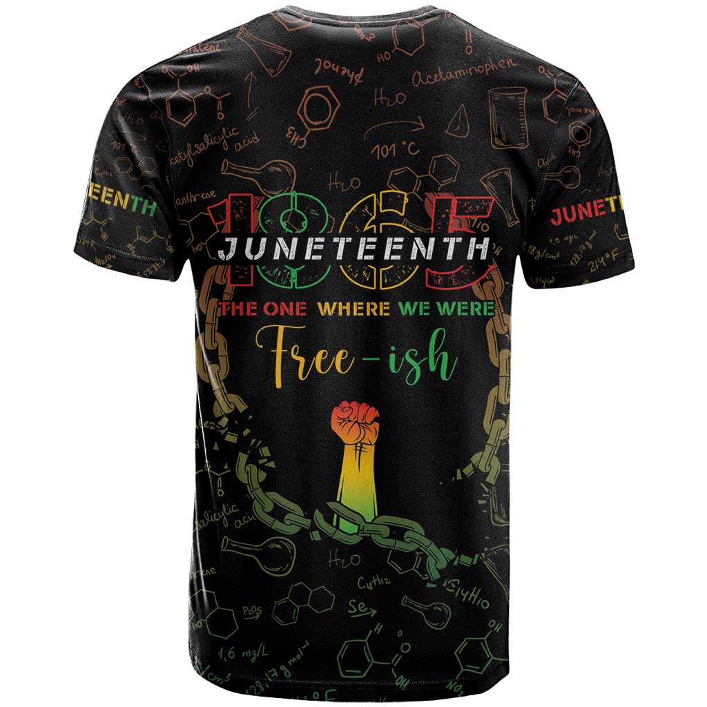 Juneteenth 1865 T shirt Unapologetically Black DT05