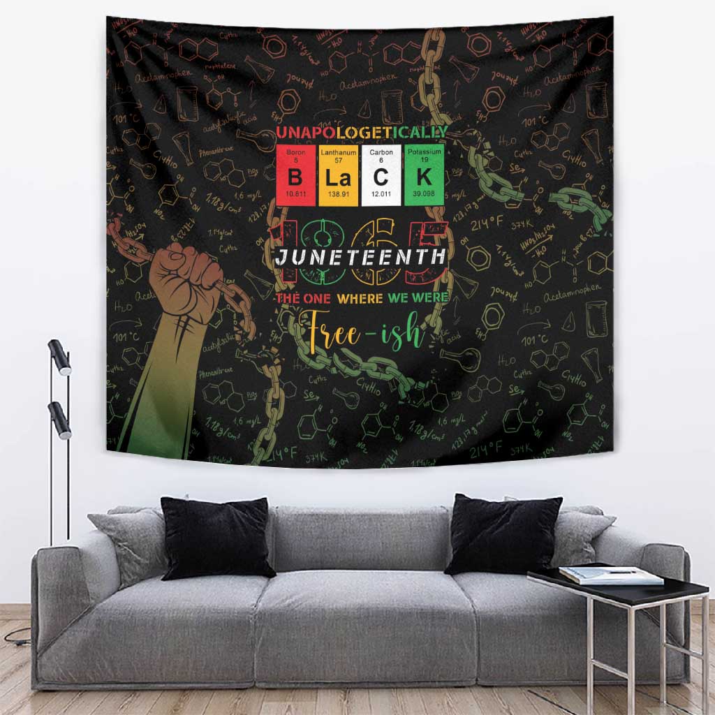 Juneteenth 1865 Tapestry Unapologetically Black DT05