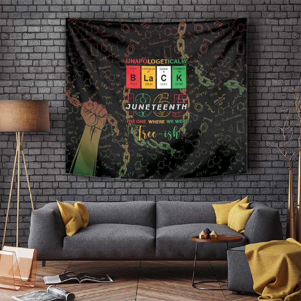 Juneteenth 1865 Tapestry Unapologetically Black DT05
