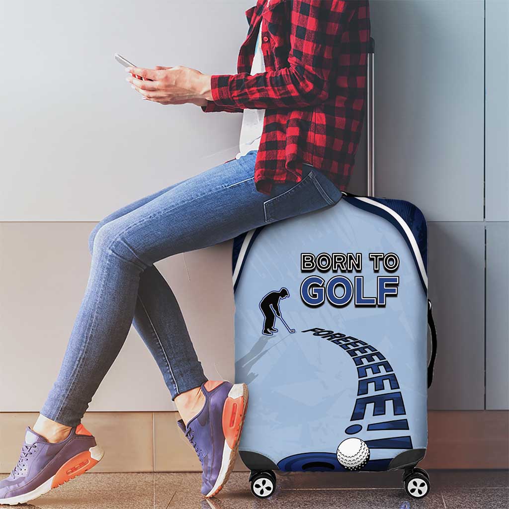 Golf Luggage Cover Sporty Style Navy DT05