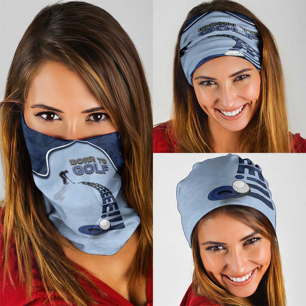 Golf Neck Gaiter Sporty Style Navy DT05
