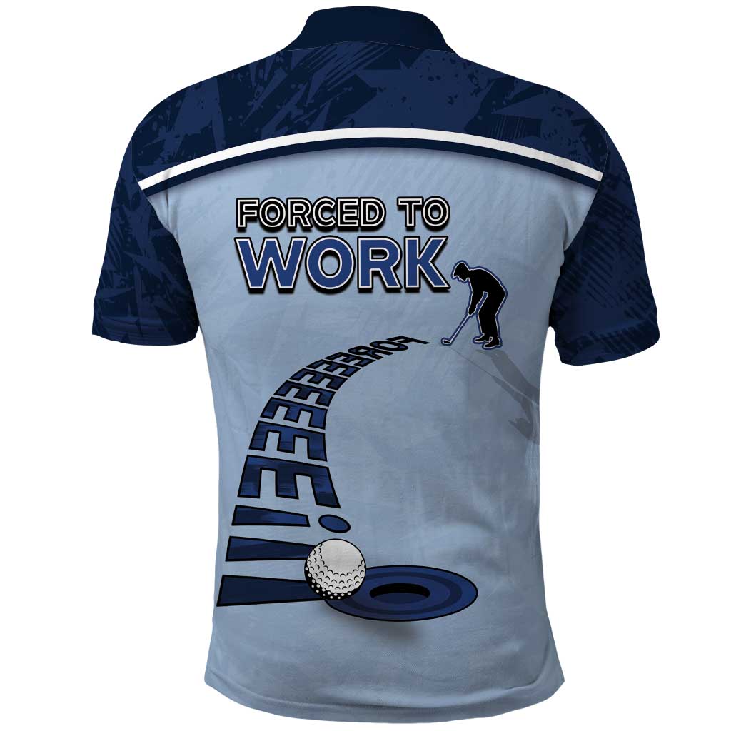 Golf Polo Shirt Sporty Style Navy DT05