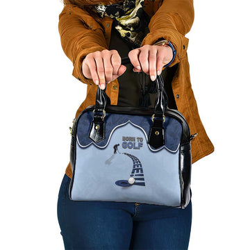 Golf Shoulder Handbag Sporty Style Navy DT05