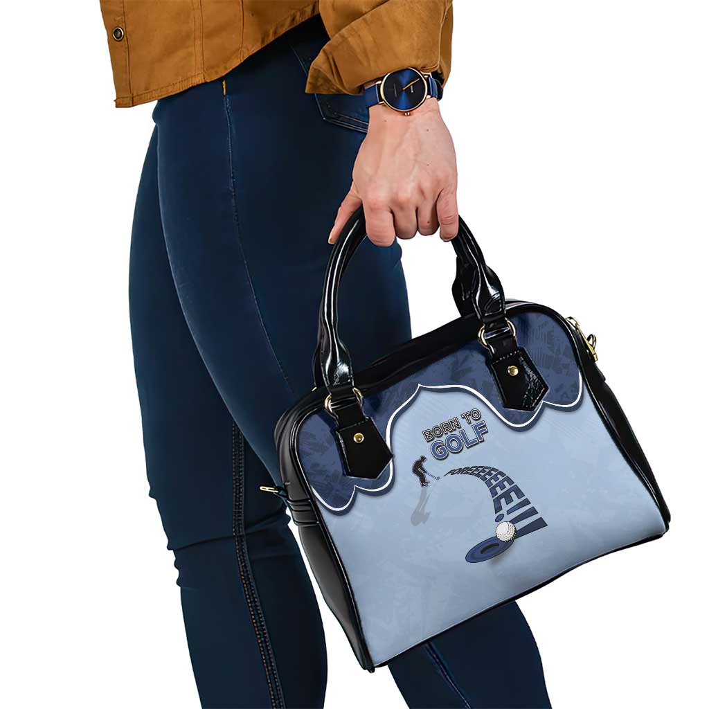 Golf Shoulder Handbag Sporty Style Navy DT05