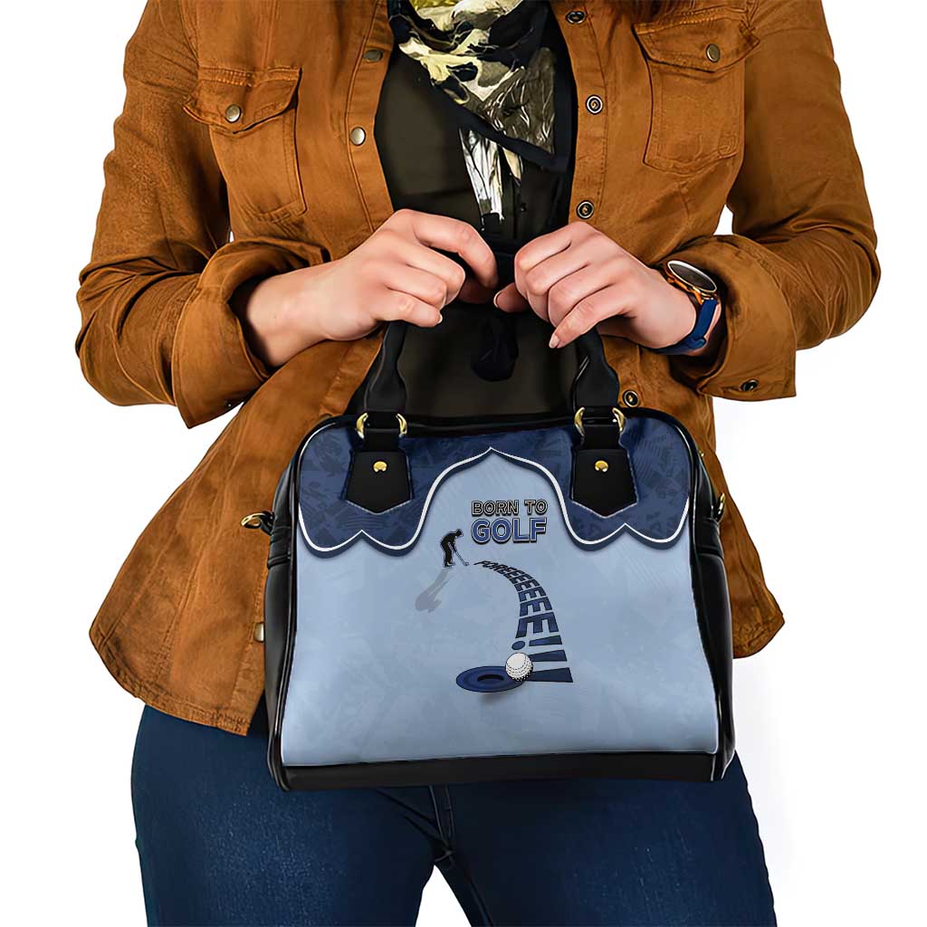 Golf Shoulder Handbag Sporty Style Navy DT05