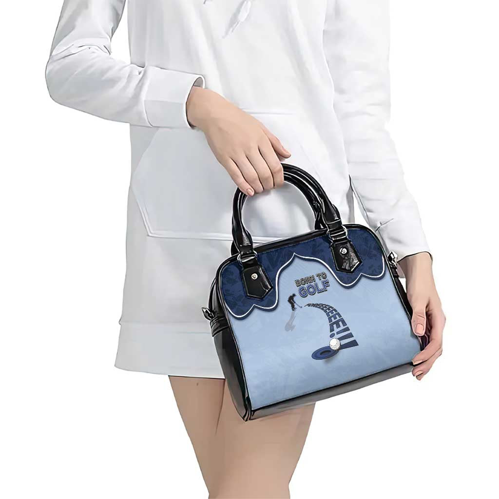 Golf Shoulder Handbag Sporty Style Navy DT05