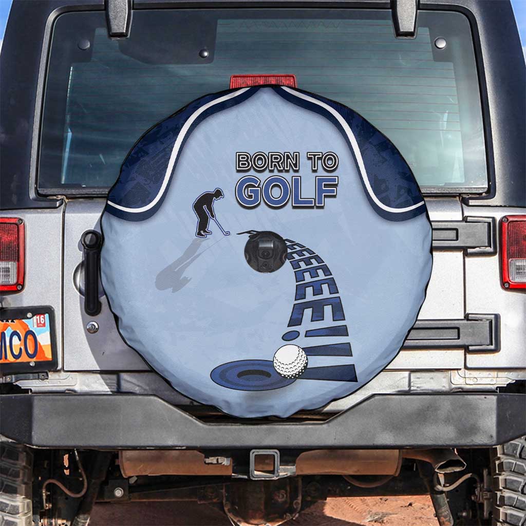 Golf Spare Tire Cover Sporty Style Navy DT05