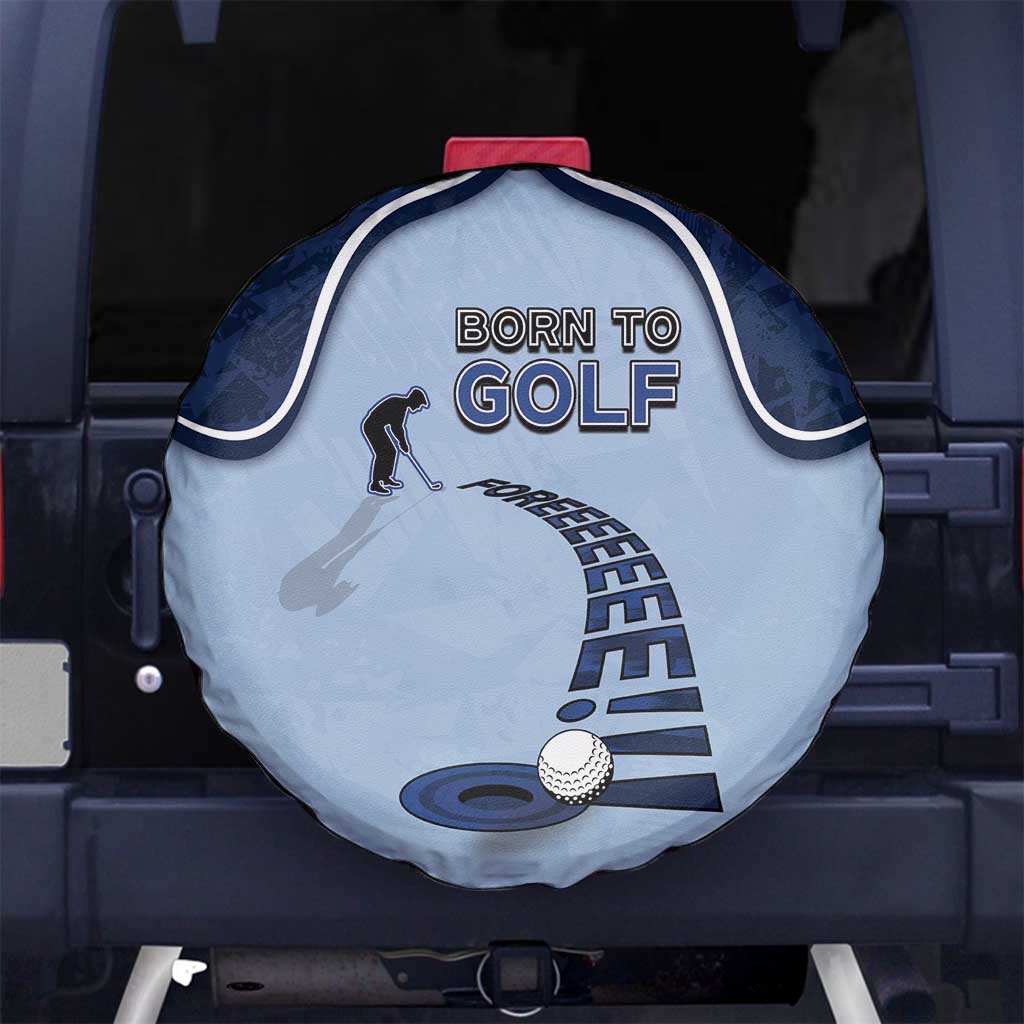 Golf Spare Tire Cover Sporty Style Navy DT05