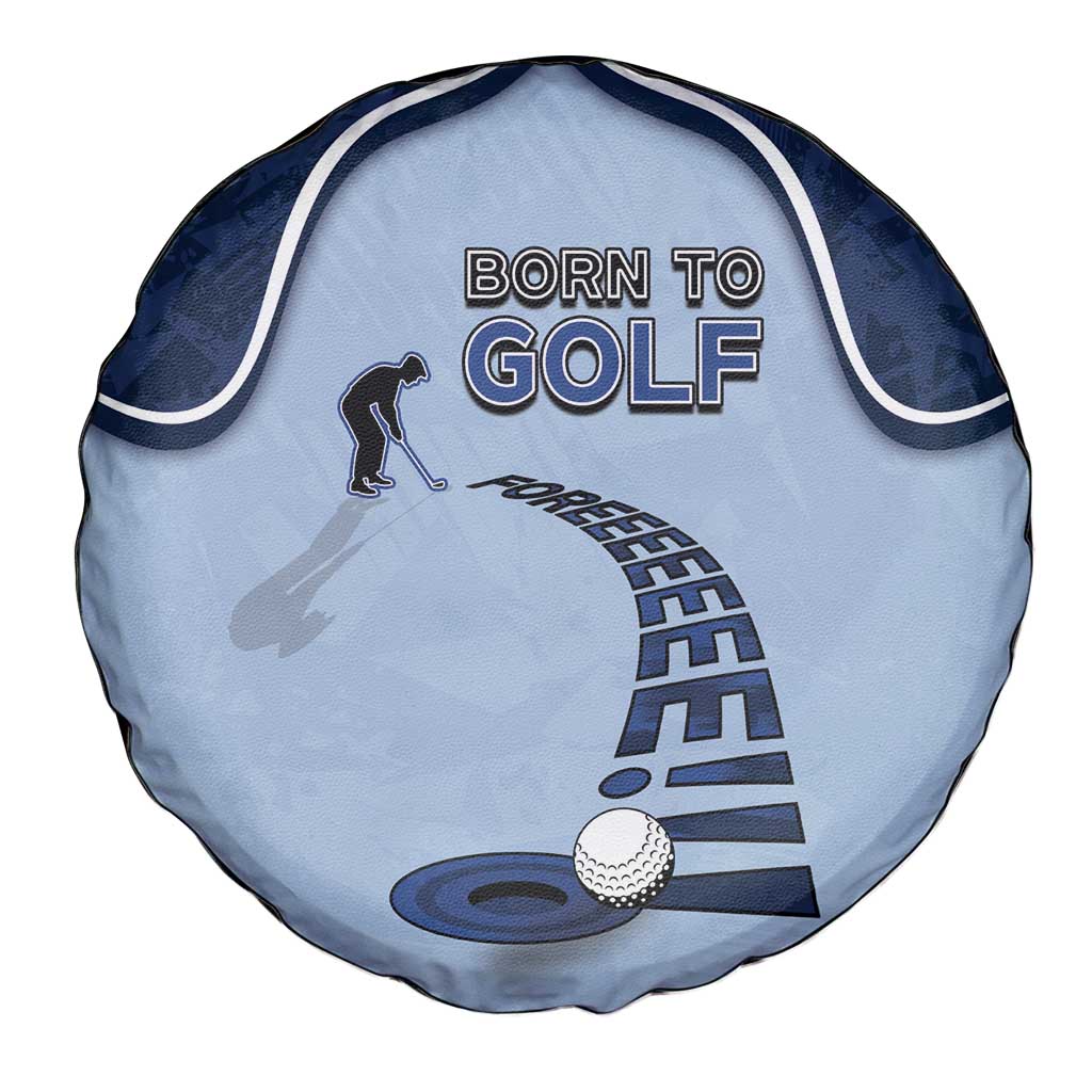 Golf Spare Tire Cover Sporty Style Navy DT05