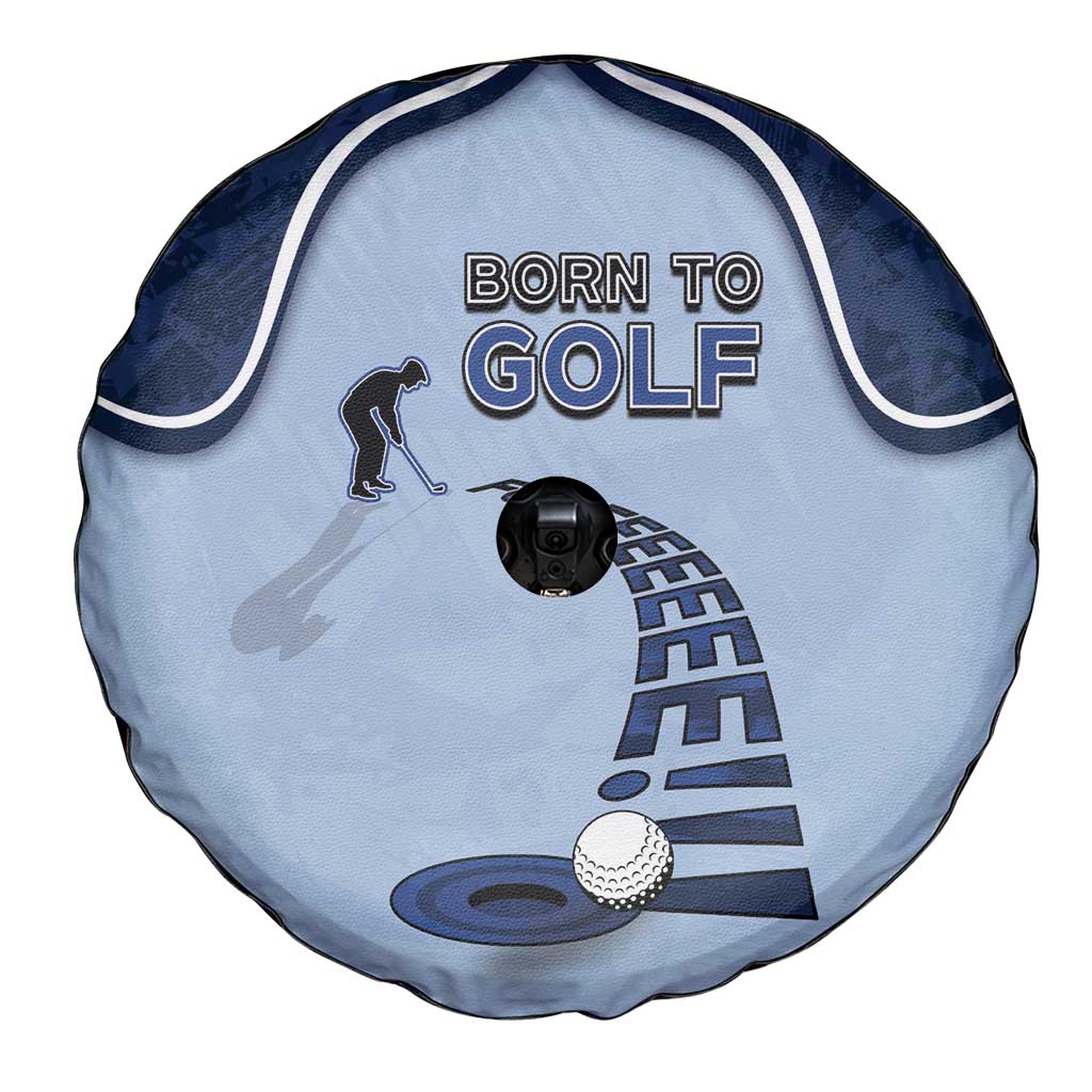Golf Spare Tire Cover Sporty Style Navy DT05