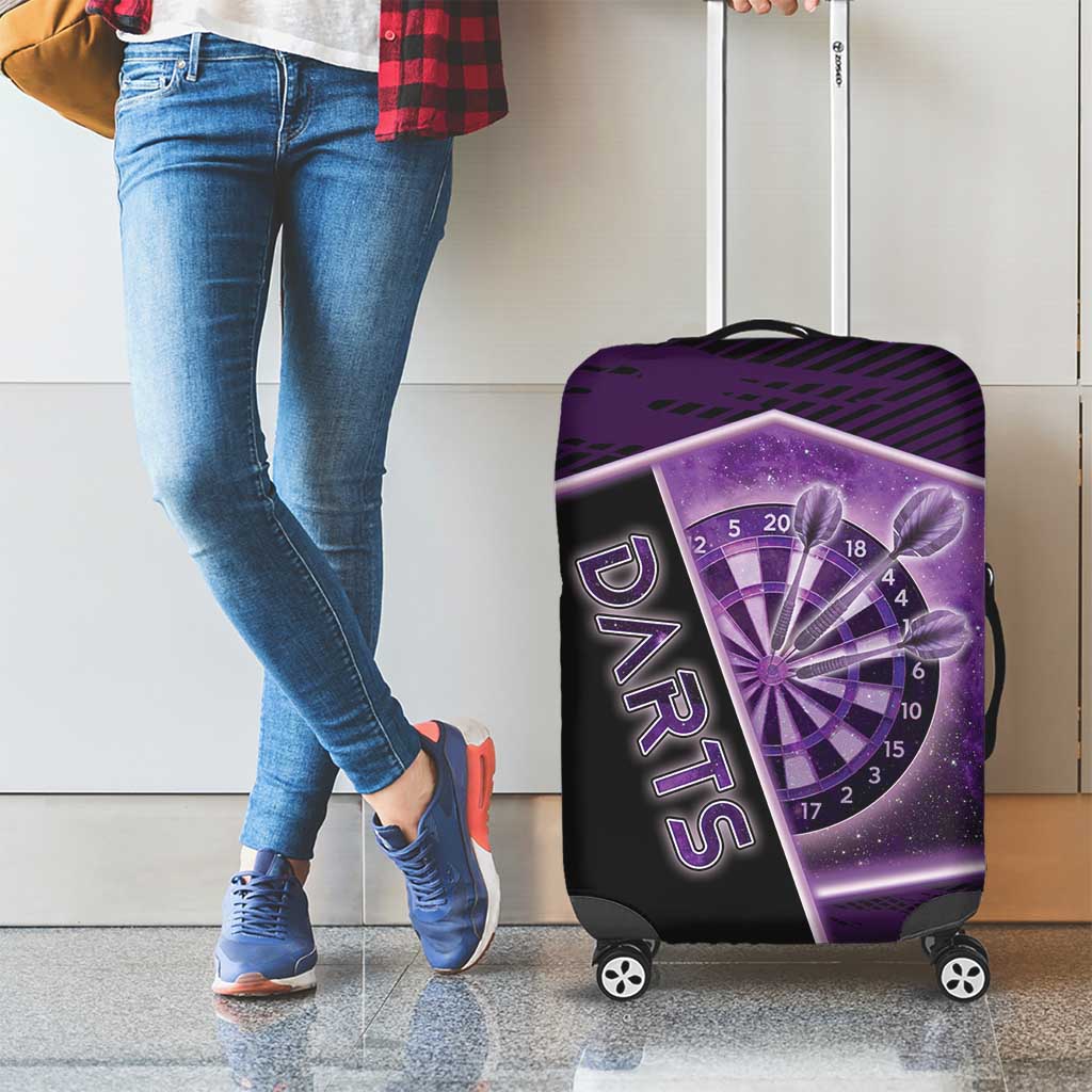 Darts Luggage Cover Galaxy Style Purple DT05