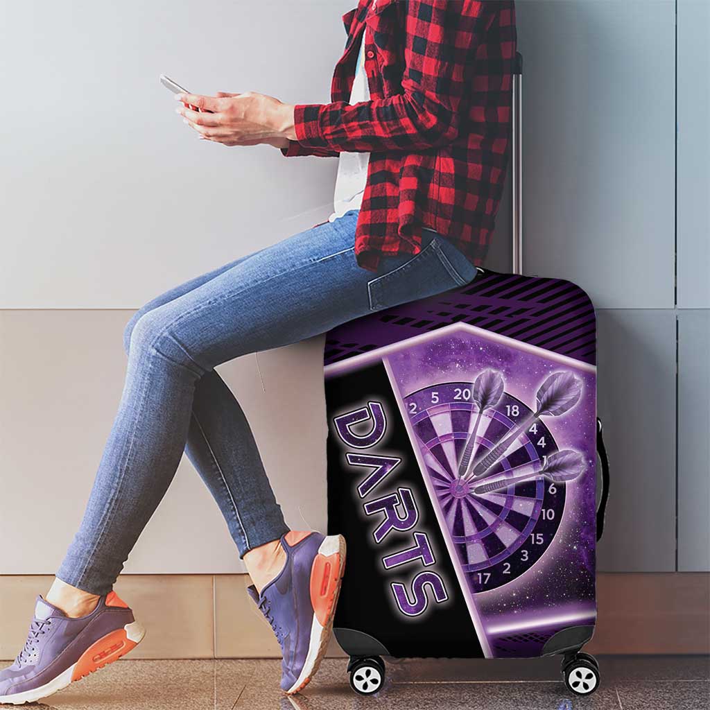 Darts Luggage Cover Galaxy Style Purple DT05