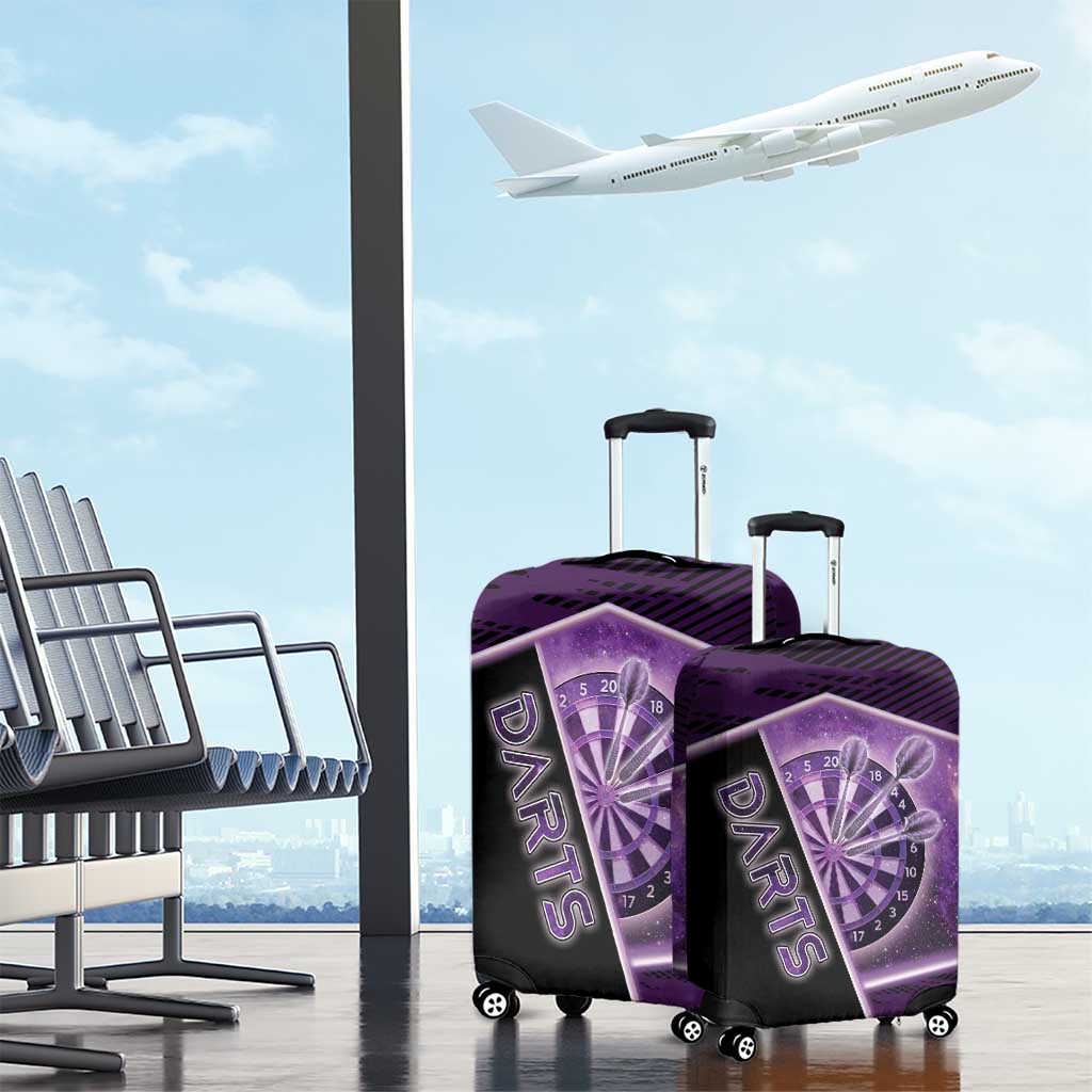 Darts Luggage Cover Galaxy Style Purple DT05