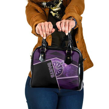 Darts Shoulder Handbag Galaxy Style Purple DT05