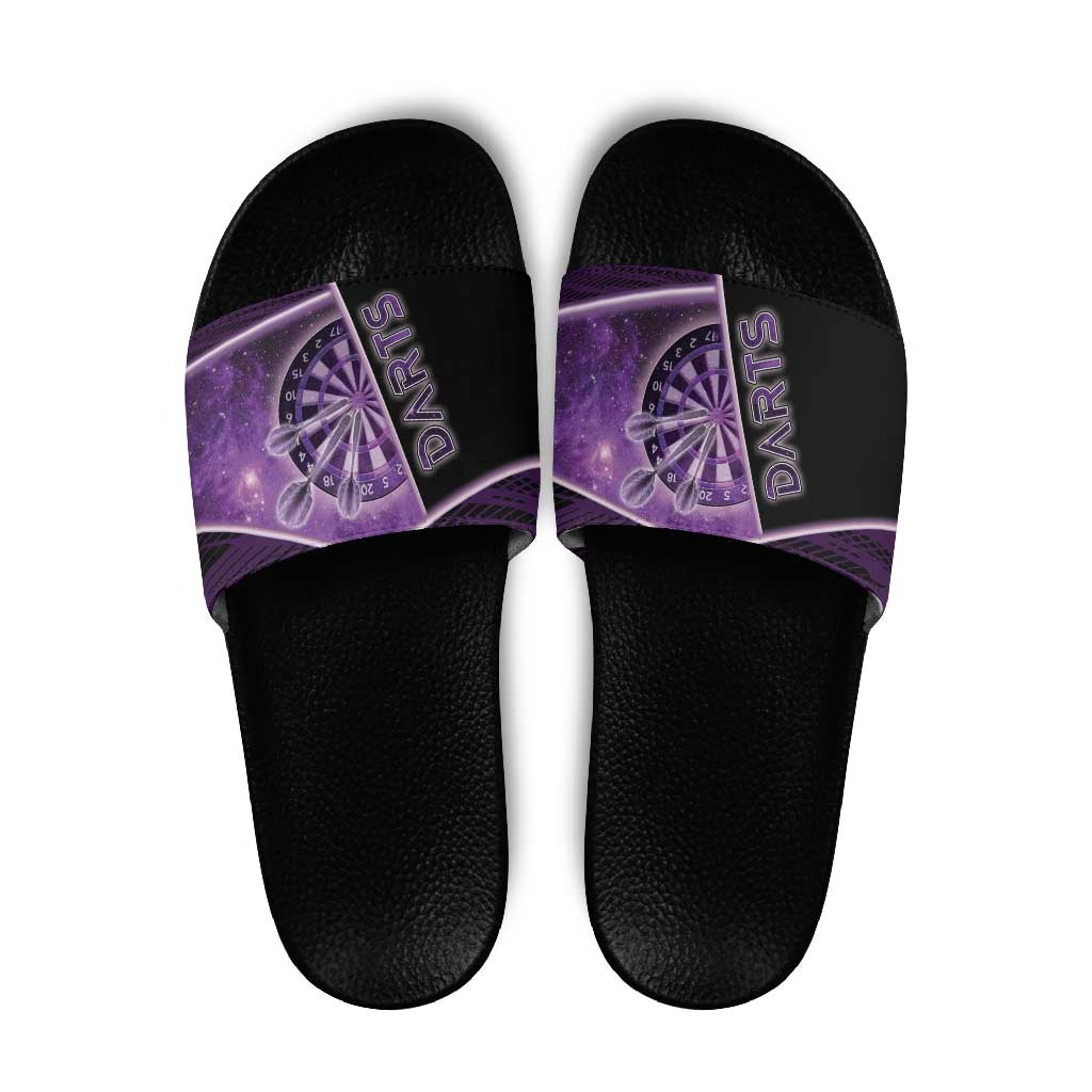 Darts Slide Sandals Galaxy Style Purple DT05