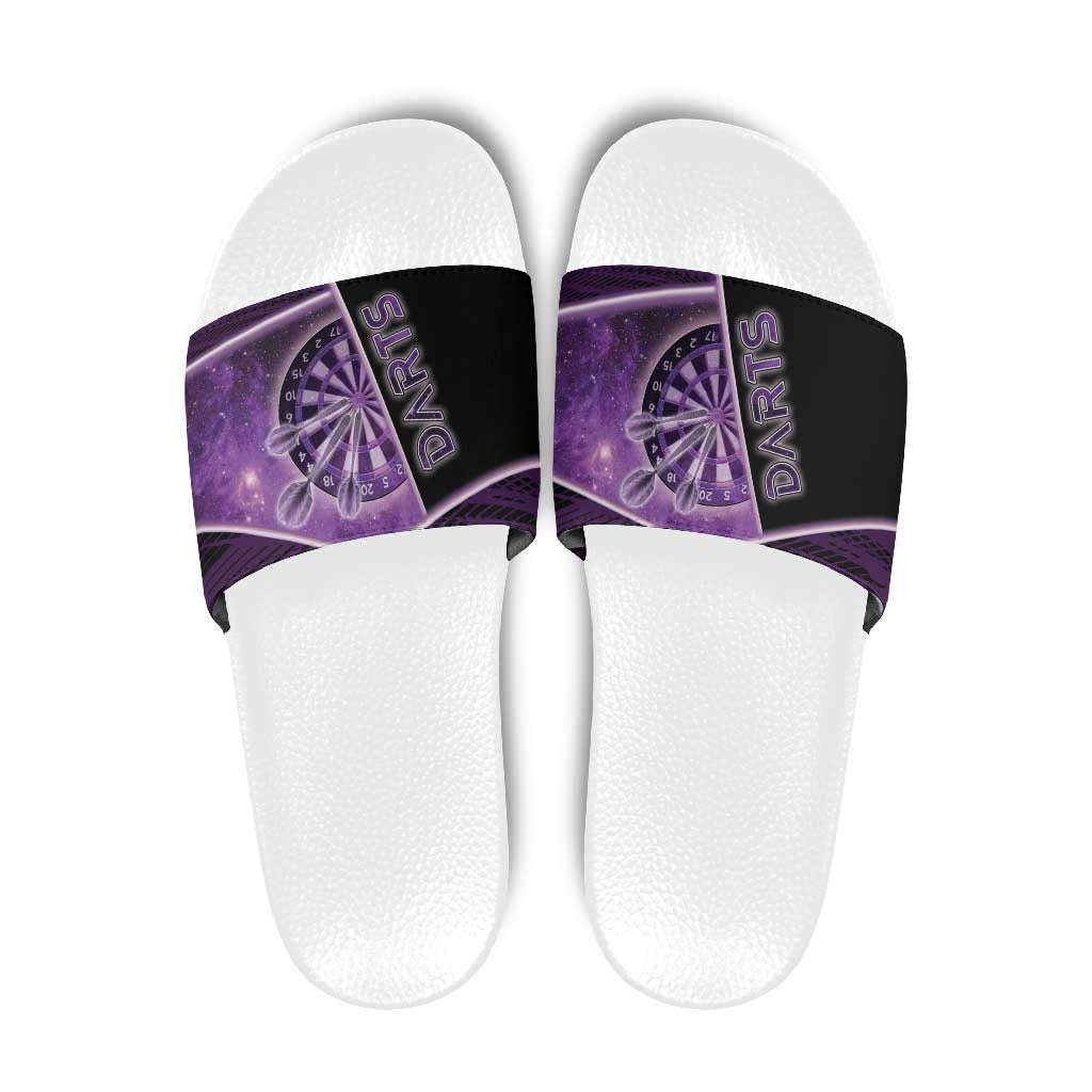 Darts Slide Sandals Galaxy Style Purple DT05