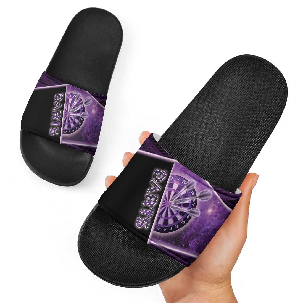 Darts Slide Sandals Galaxy Style Purple DT05