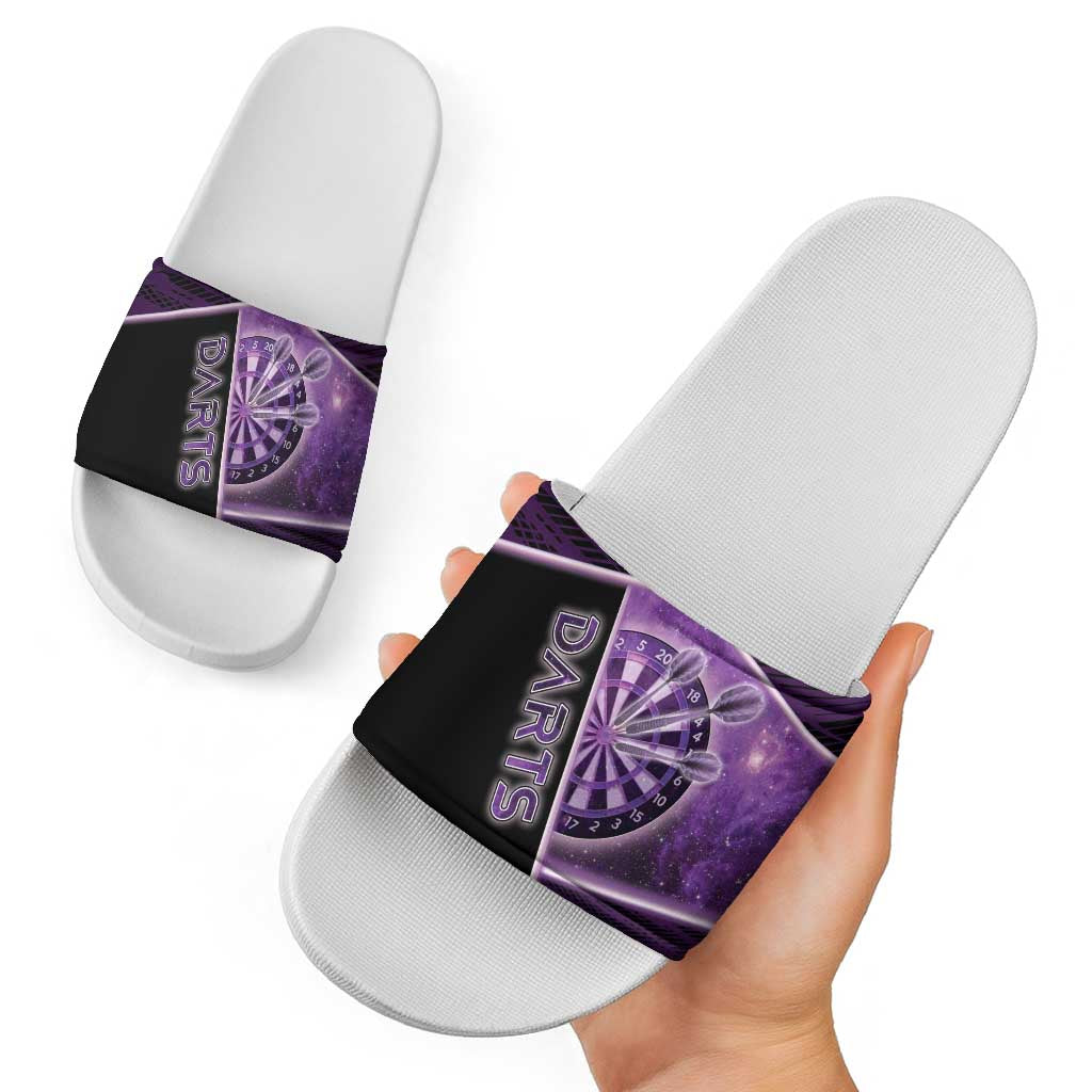 Darts Slide Sandals Galaxy Style Purple DT05