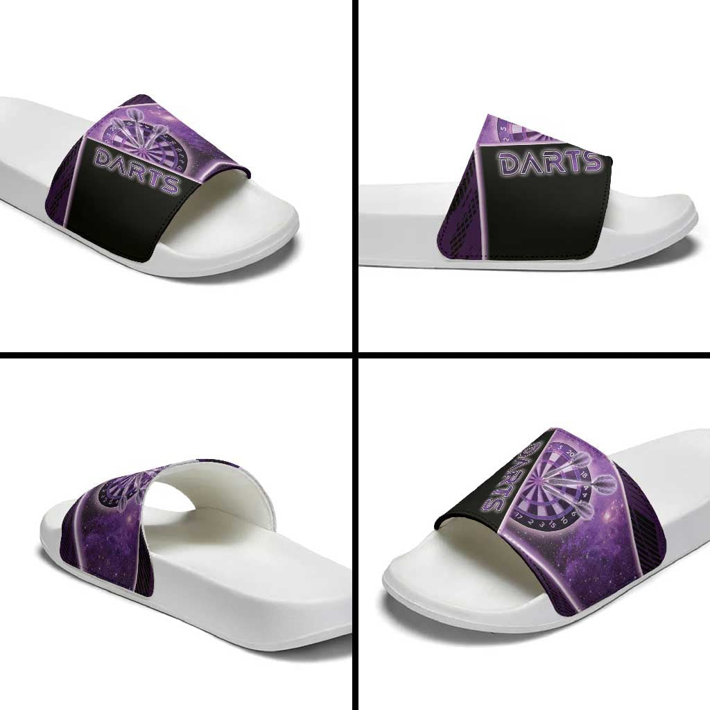 Darts Slide Sandals Galaxy Style Purple DT05