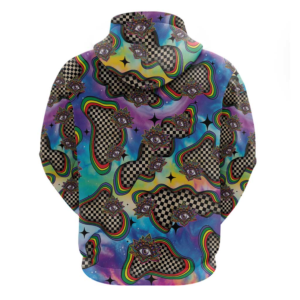 Hippie Hoodie Psychedelic Third Eye Art DT05