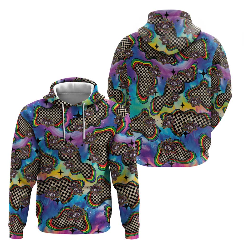 Hippie Hoodie Psychedelic Third Eye Art DT05