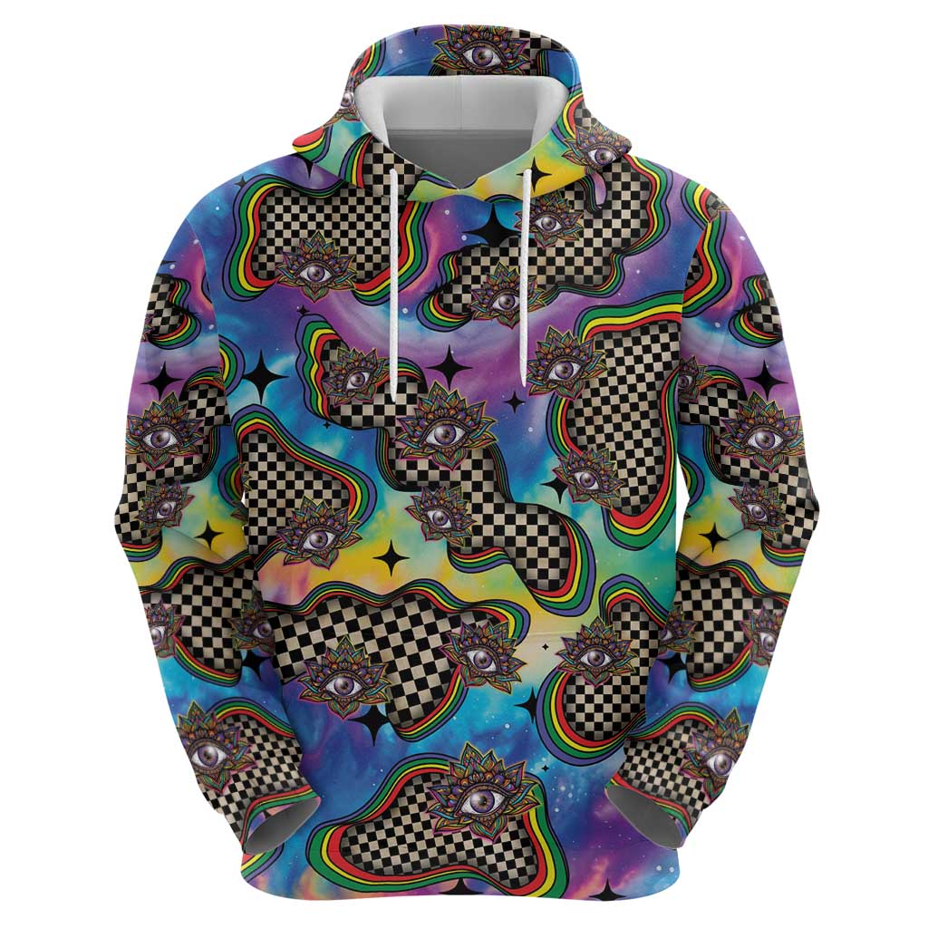 Hippie Hoodie Psychedelic Third Eye Art DT05