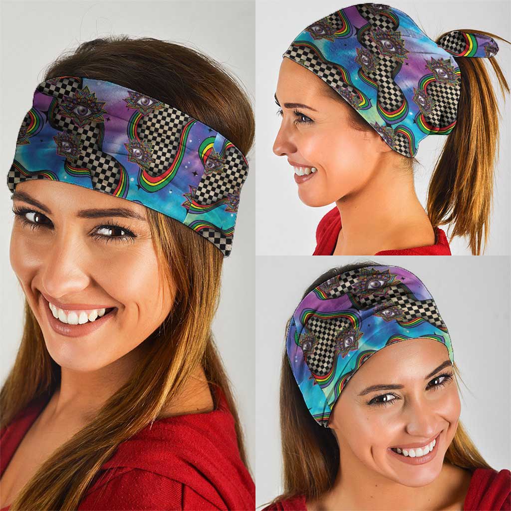 Hippie Neck Gaiter Psychedelic Third Eye Art DT05