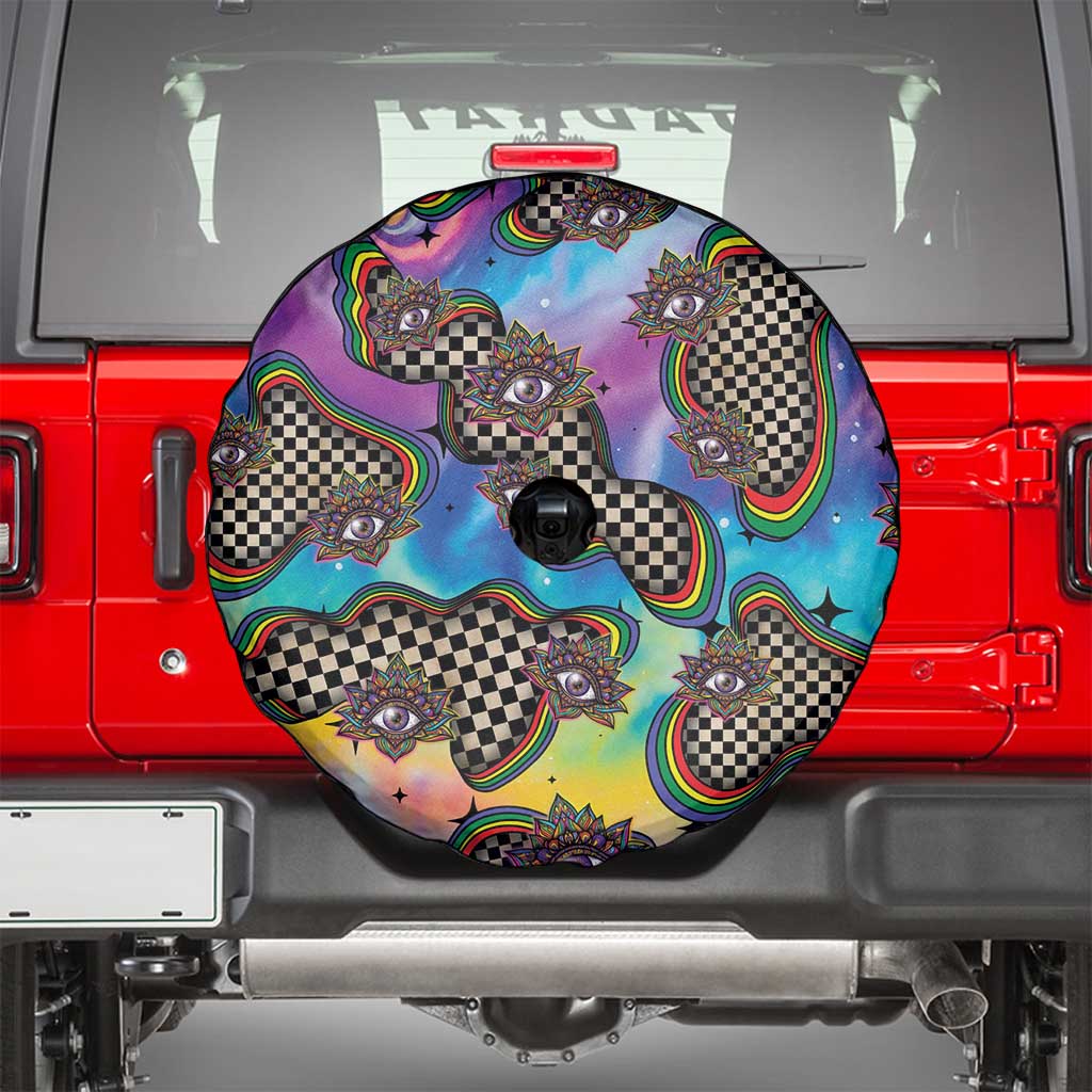 Hippie Spare Tire Cover Psychedelic Third Eye Art DT05