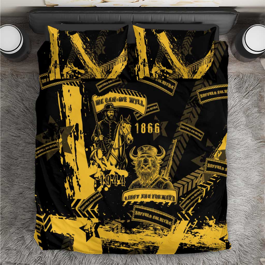 Buffalo Soldiers African American Bedding Set Military Urban Retro Style DT05