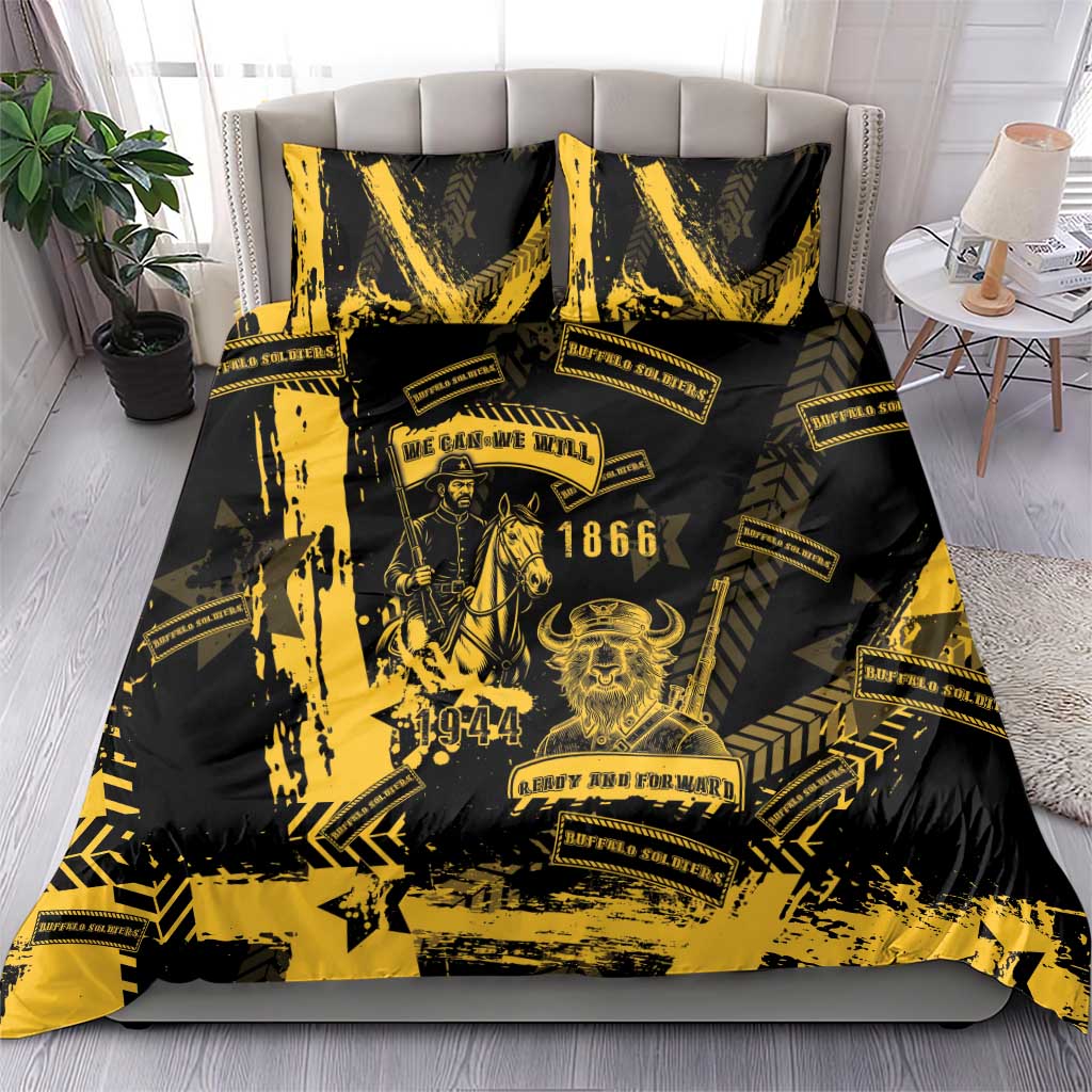 Buffalo Soldiers African American Bedding Set Military Urban Retro Style DT05