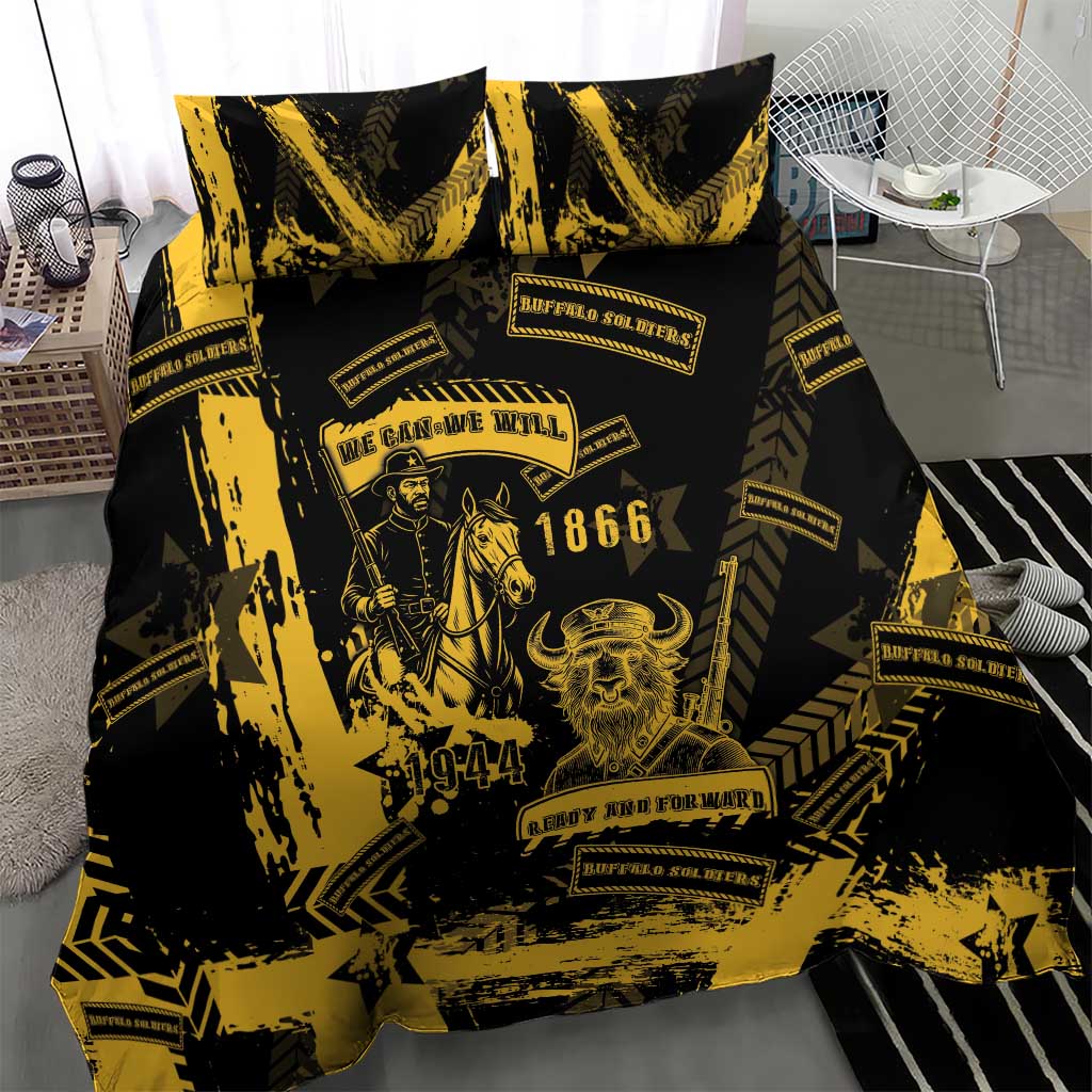 Buffalo Soldiers African American Bedding Set Military Urban Retro Style DT05