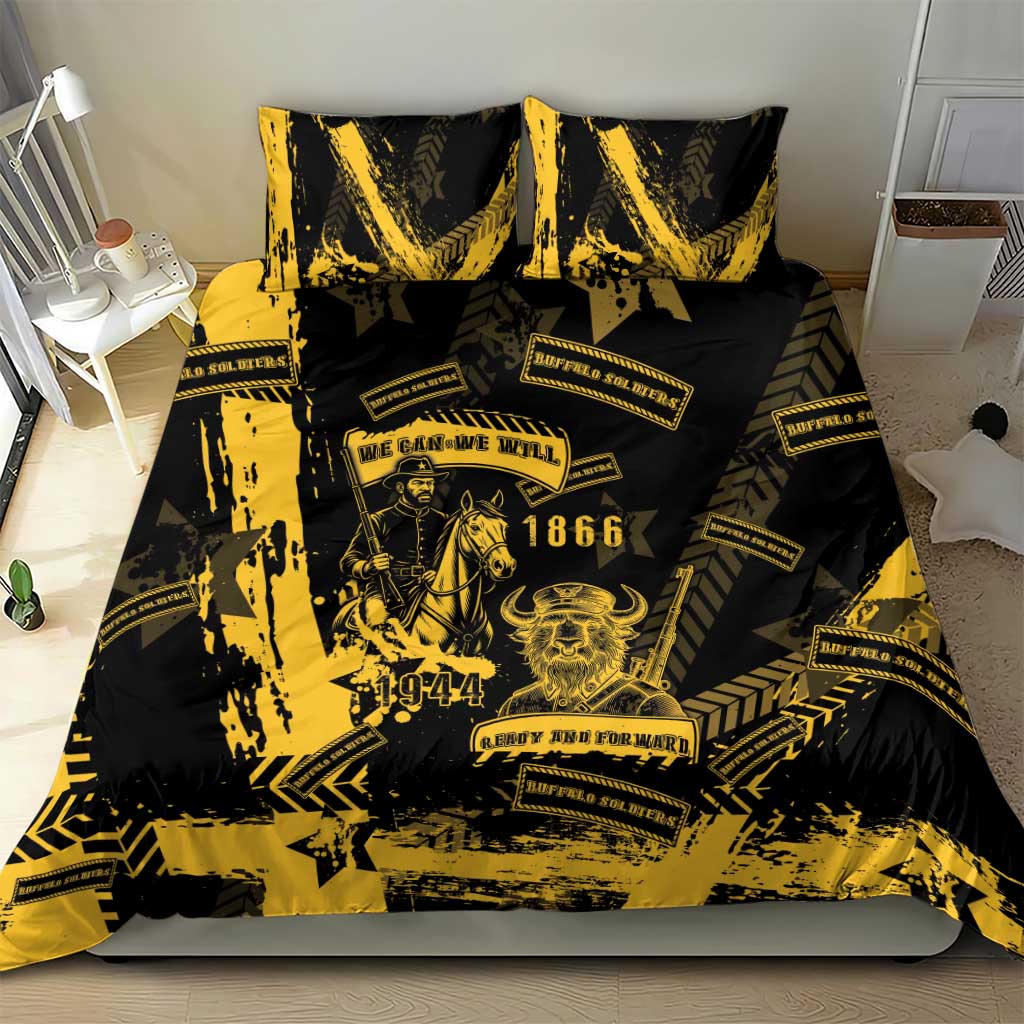 Buffalo Soldiers African American Bedding Set Military Urban Retro Style DT05