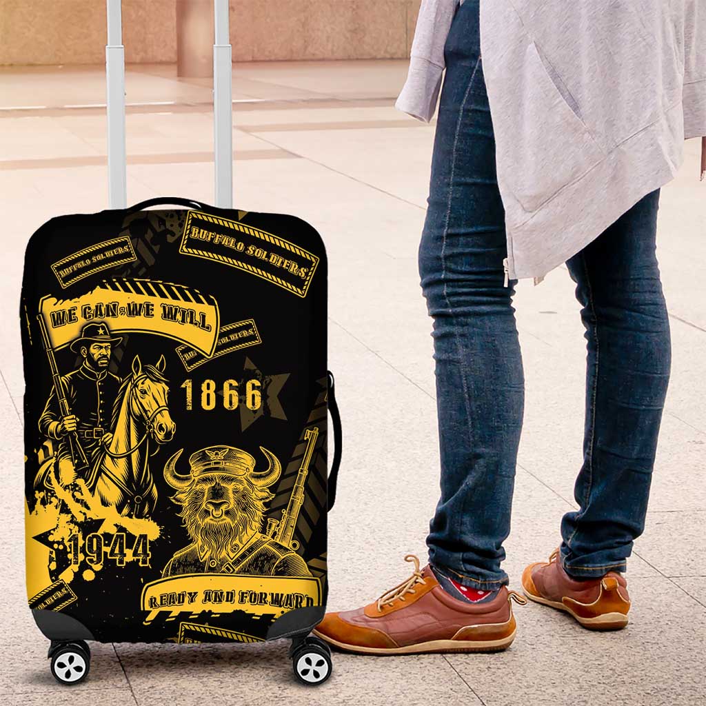 Buffalo Soldiers Luggage Cover Military Urban Retro Style DT05