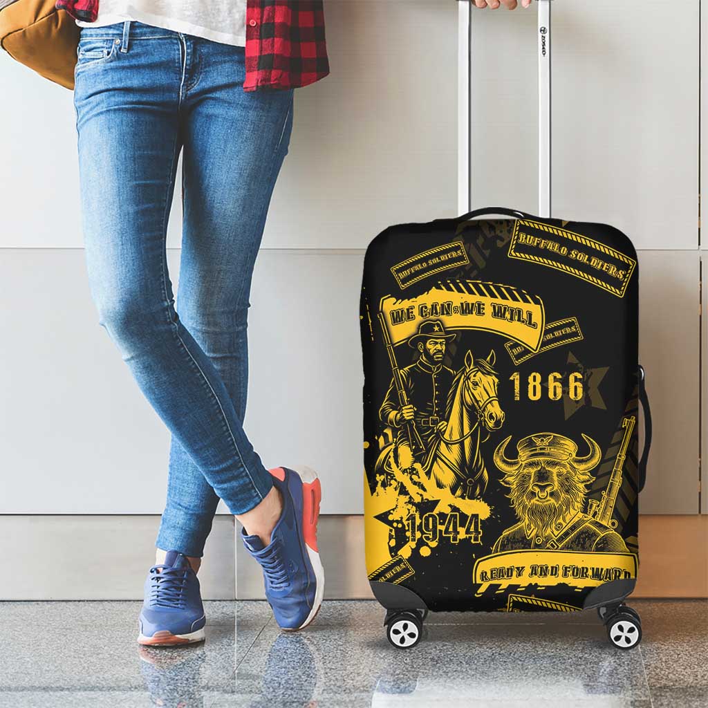 Buffalo Soldiers Luggage Cover Military Urban Retro Style DT05