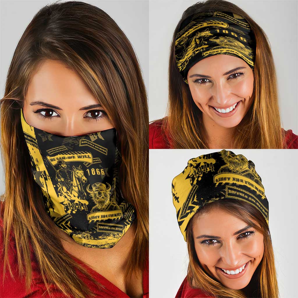 Buffalo Soldiers Neck Gaiter Military Urban Retro Style DT05