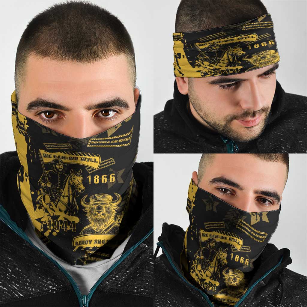 Buffalo Soldiers Neck Gaiter Military Urban Retro Style DT05