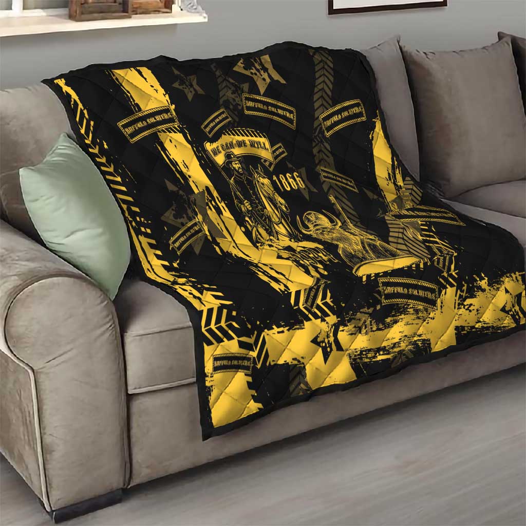 Buffalo Soldiers African American Quilt Military Urban Retro Style DT05
