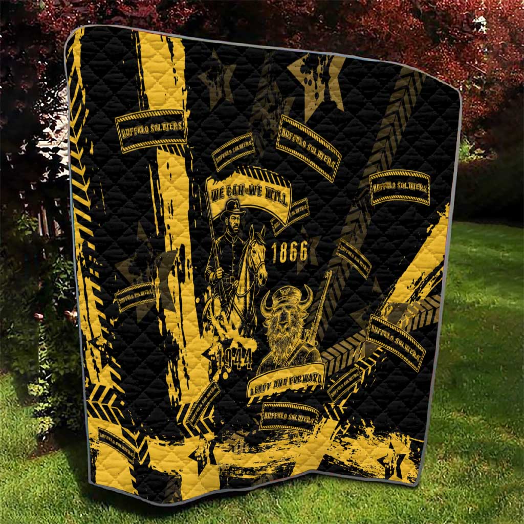 Buffalo Soldiers African American Quilt Military Urban Retro Style DT05