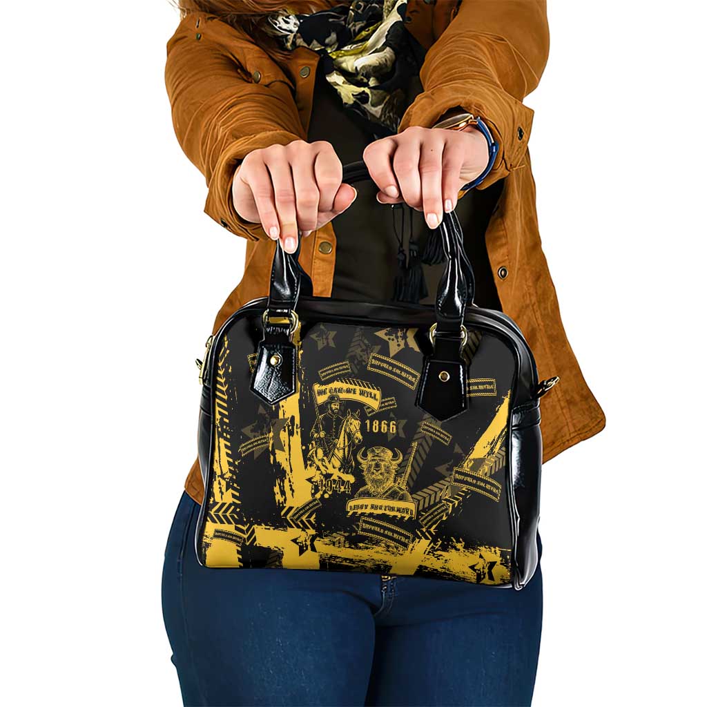 Buffalo Soldiers Shoulder Handbag Military Urban Retro Style DT05