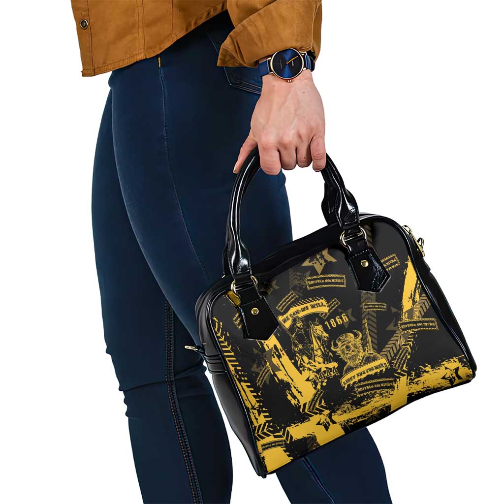 Buffalo Soldiers Shoulder Handbag Military Urban Retro Style DT05