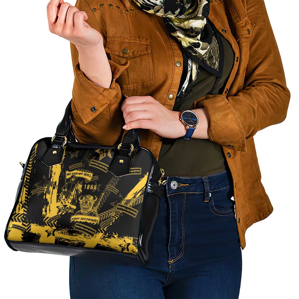 Buffalo Soldiers Shoulder Handbag Military Urban Retro Style DT05
