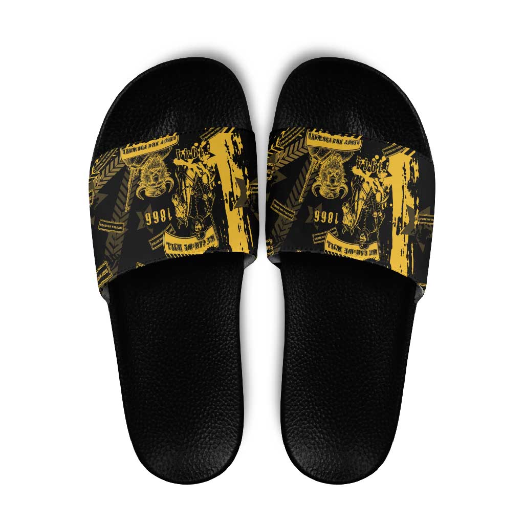 Buffalo Soldiers Slide Sandals Military Urban Retro Style DT05