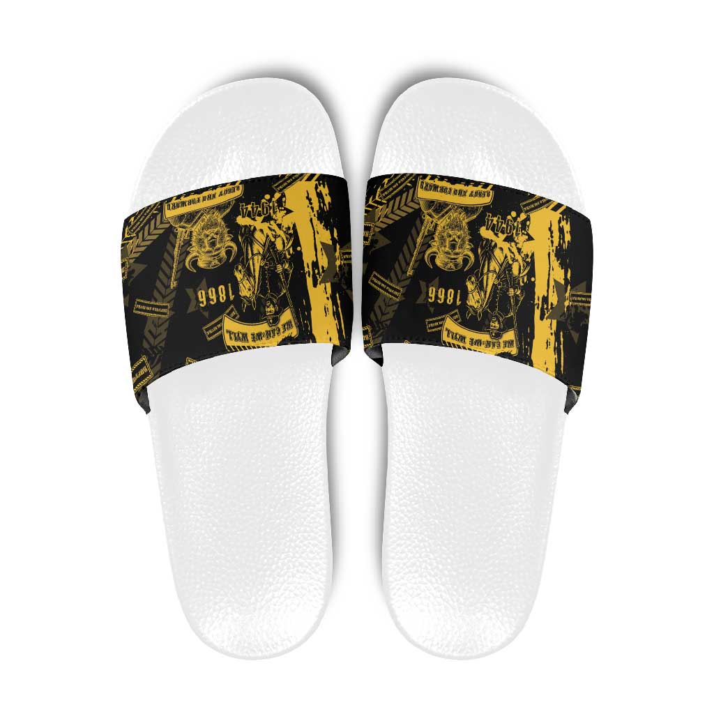 Buffalo Soldiers Slide Sandals Military Urban Retro Style DT05