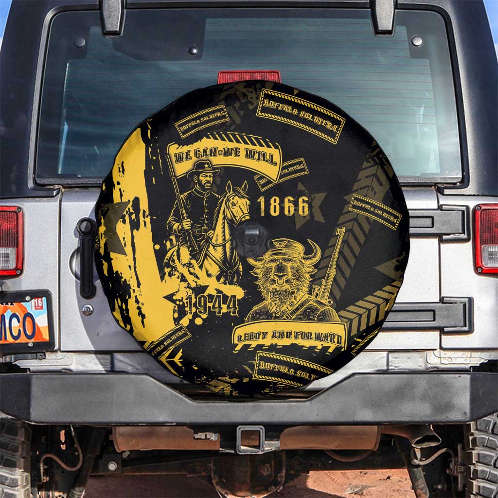 Buffalo Soldiers Spare Tire Cover Military Urban Retro Style DT05