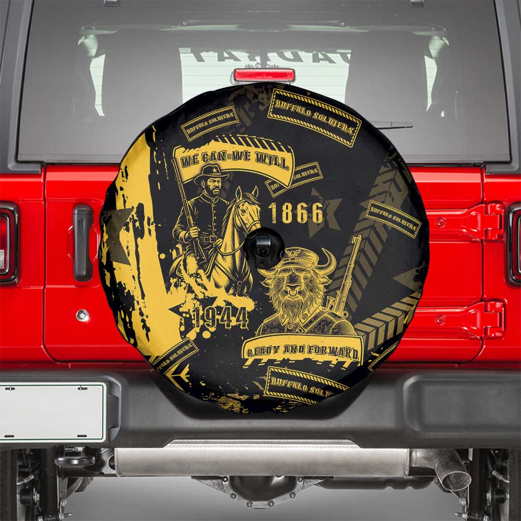 Buffalo Soldiers Spare Tire Cover Military Urban Retro Style DT05