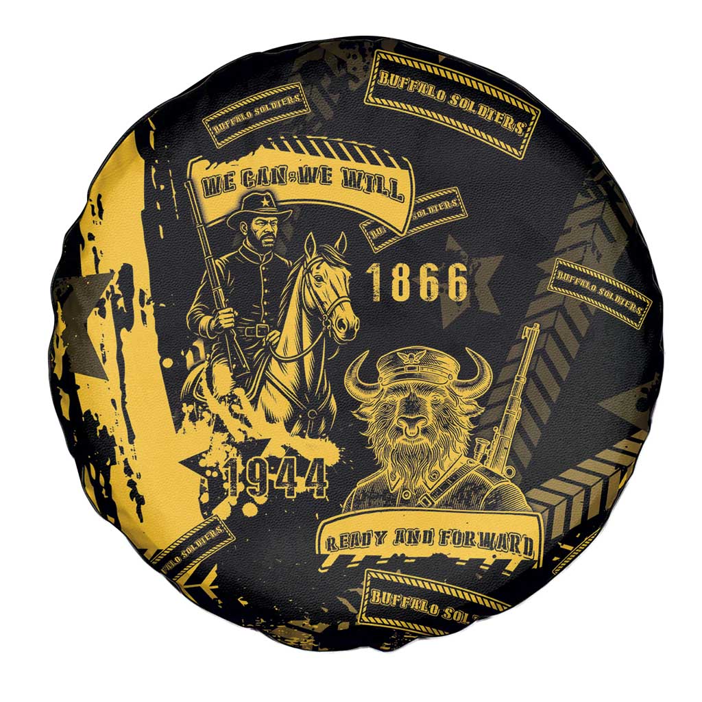Buffalo Soldiers Spare Tire Cover Military Urban Retro Style DT05