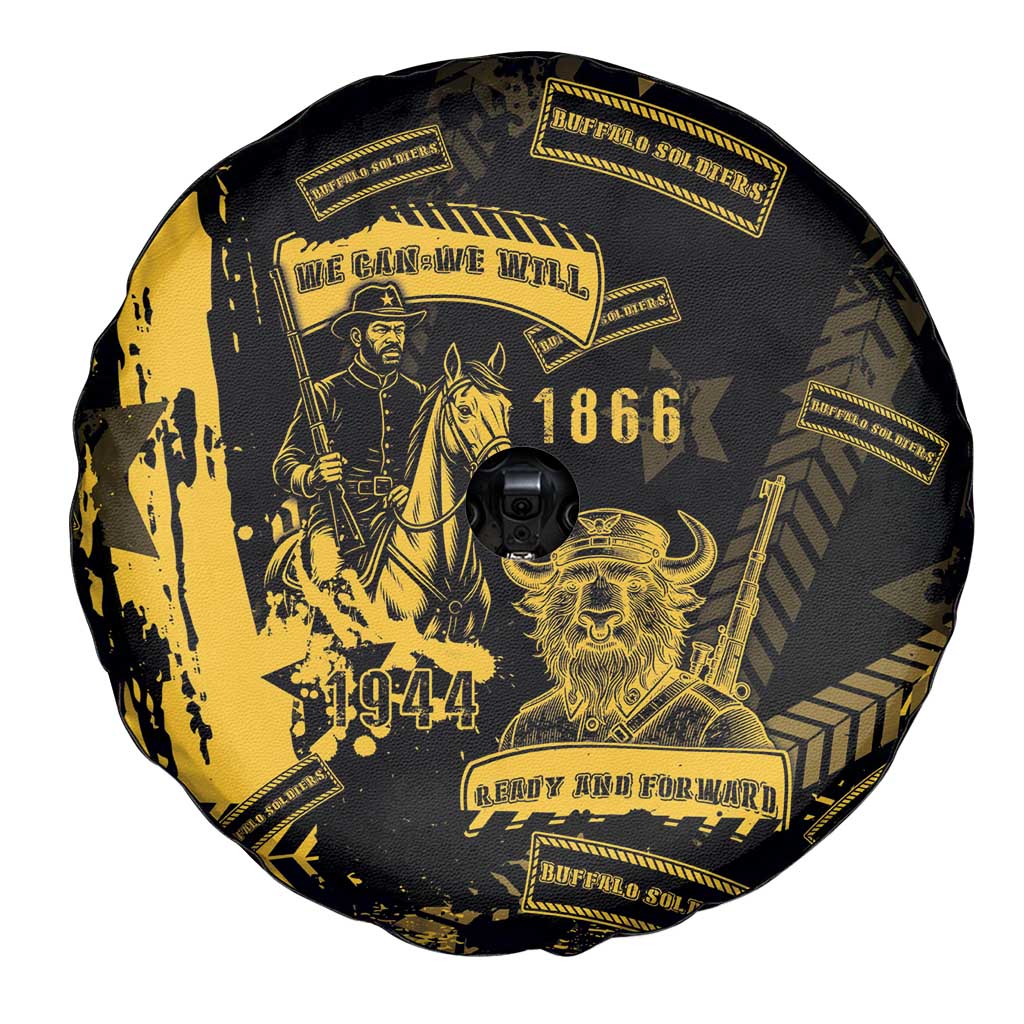 Buffalo Soldiers Spare Tire Cover Military Urban Retro Style DT05