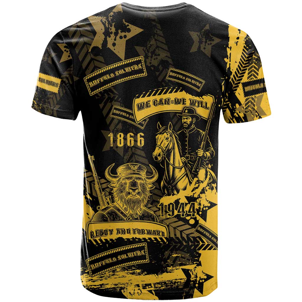 Buffalo Soldiers African American T shirt Military Urban Retro Style DT05