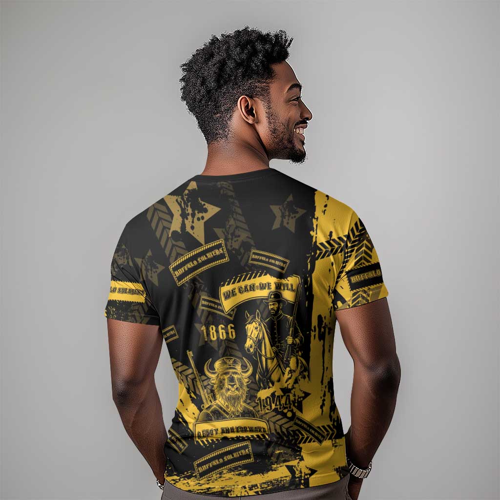 Buffalo Soldiers African American T shirt Military Urban Retro Style DT05